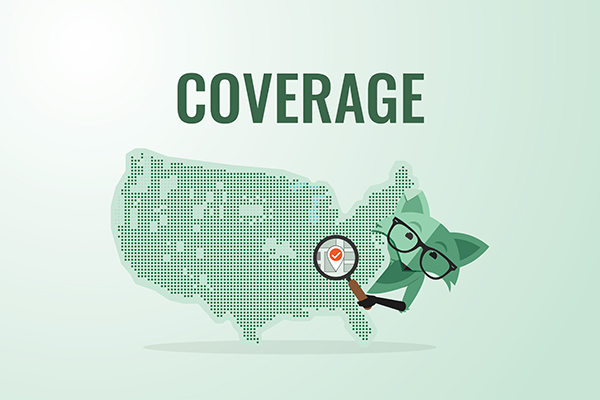 We put great coverage on the map