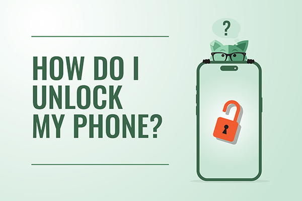 How do I unlock my phone?