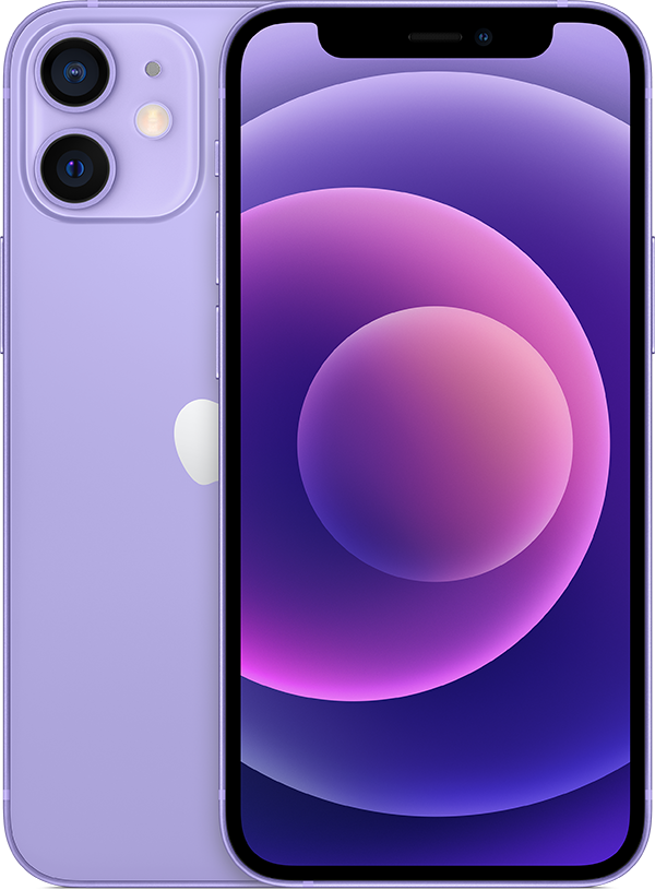 purple Apple iPhone 12 mini