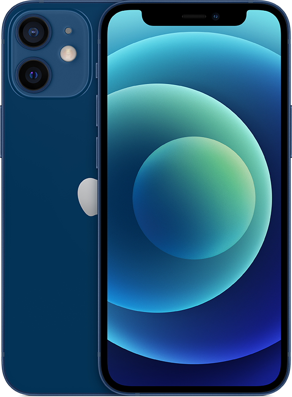 blue Apple iPhone 12 mini