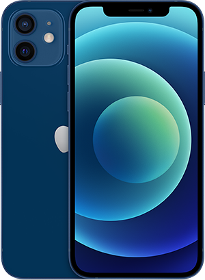 blue Apple iPhone 12
