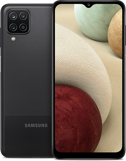 black Samsung Galaxy A12