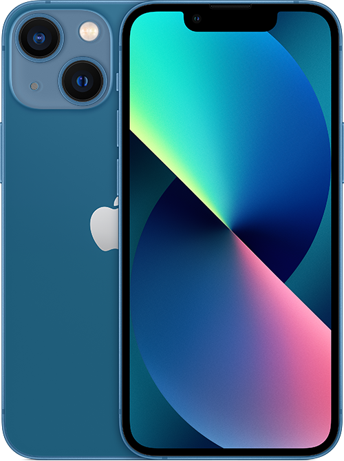 blue Apple iPhone 13 mini