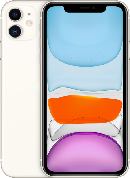 white Apple iPhone 11