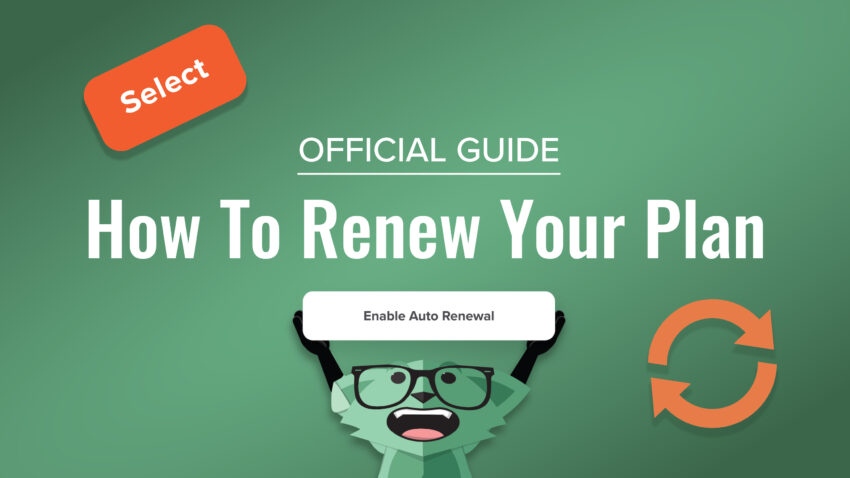 How-to Renew Your Plan
