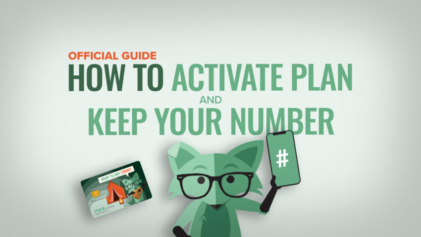 How to Activate (keep number)