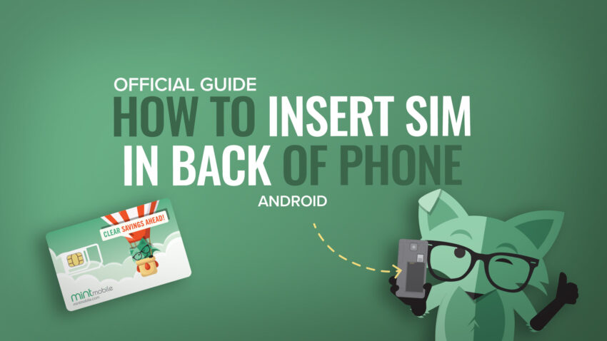 How-to Insert Your SIM (back)