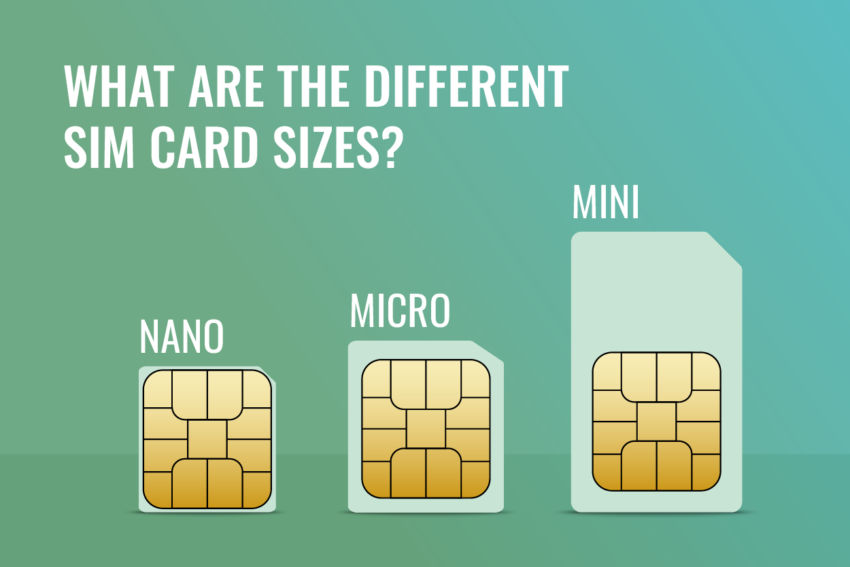 What are the sizes of SIM cards?