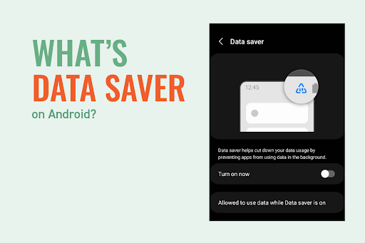 What's data saver on Android? With a screenshot of an Android data saver display.