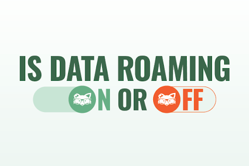 Is data roaming on or off?