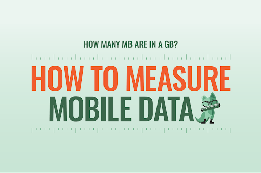 How to measure mobile data? With Fox Mint holding up a measuring stick