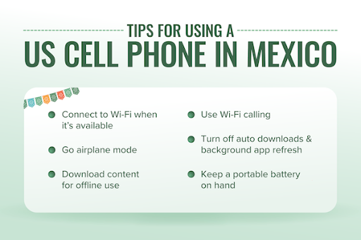 Tips for using a US cell phone in Mexico