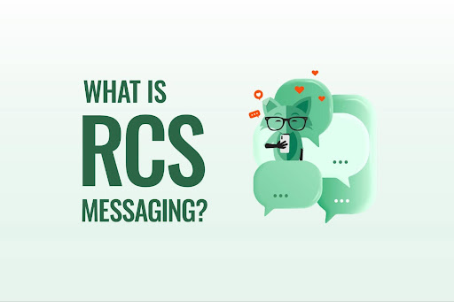Mint Fox with graphic copy that says “What is RCS messaging?”
