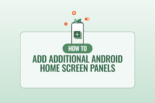 How to add additional Android home screen panels
