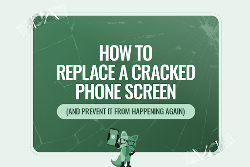 How to replace a cracked phone screen