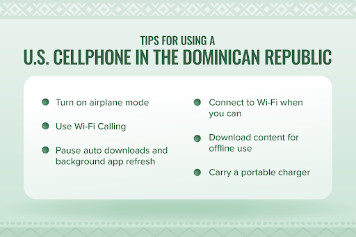 Tips for using a U.S. cellphone in the Dominican Republic