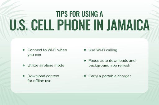 Tips for using a U.S. cell phone in Jamaica