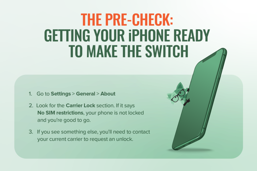 The pre-check: Getting your iPhone ready to make the switch