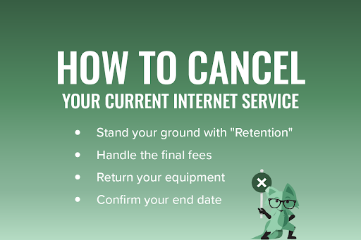 How to cancel your current internet service 